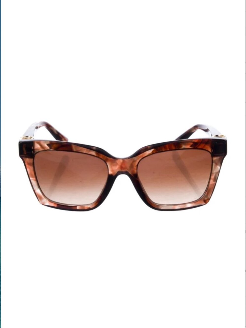 Dolce & Gabbana Tortoiseshell Wayfarer Gradient Sunglasses